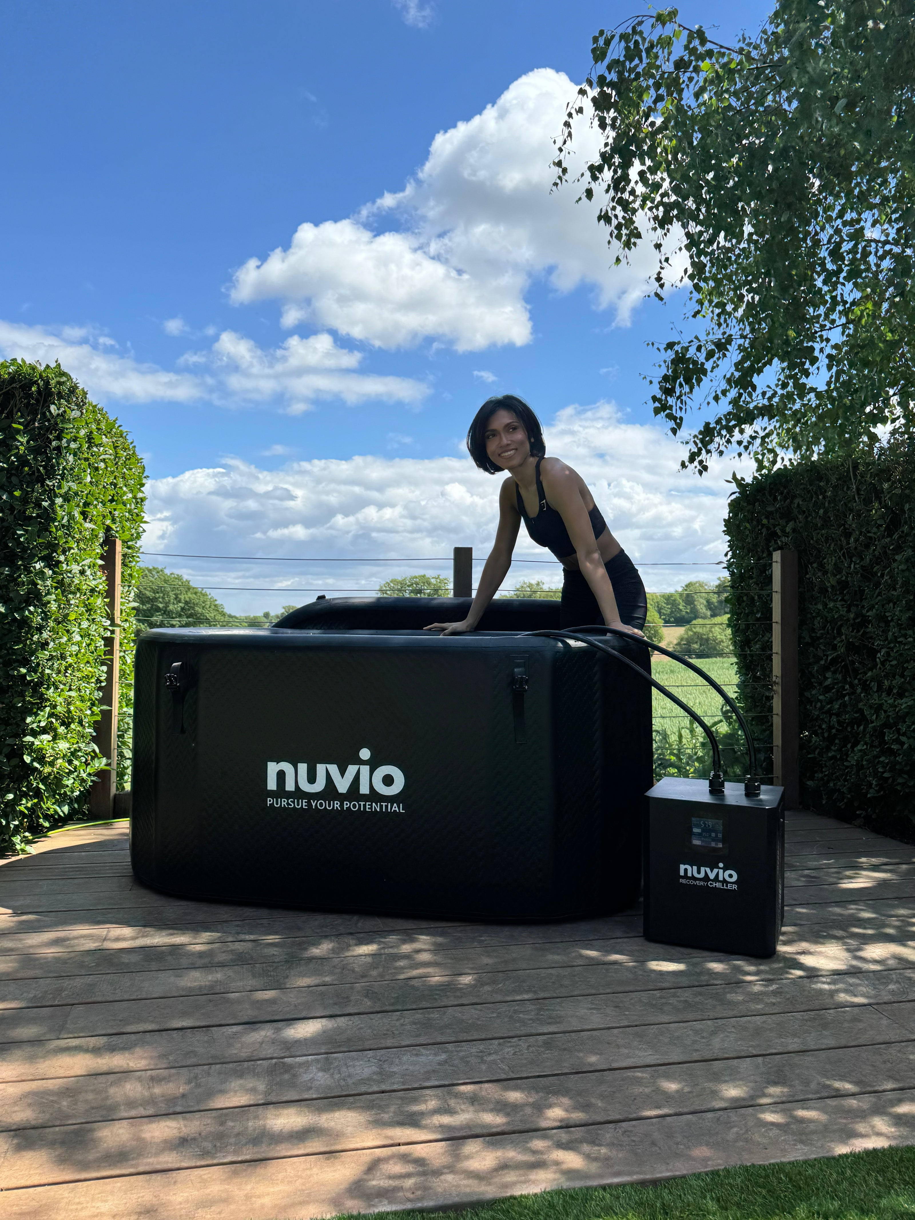 Benefits of Using the Nuvio Cold Plunge Chiller for Athletes' Muscle Recovery