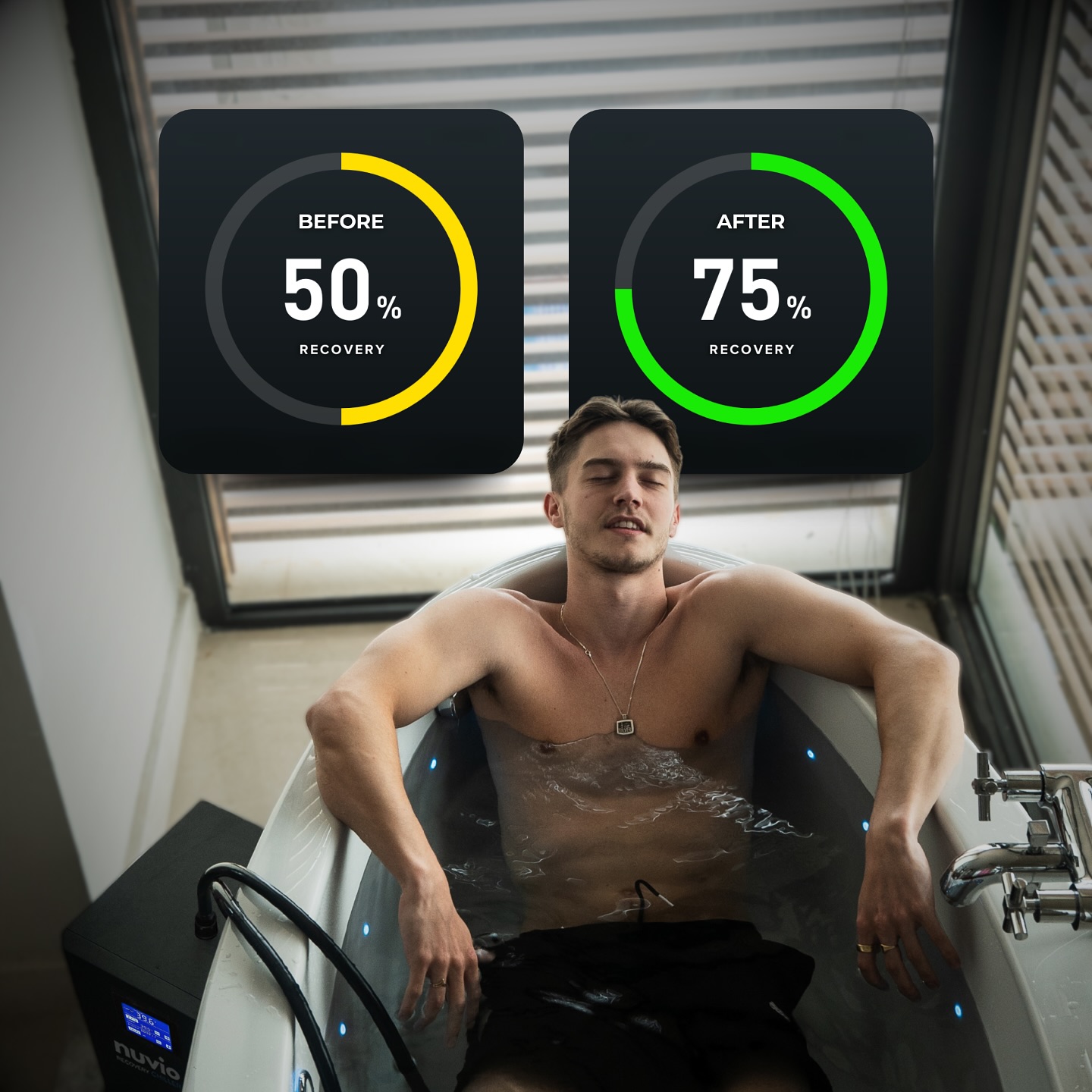 Cold Plunge Benefits For Post-Workout Recovery Routine Enhancement With The Nuvio Recovery Chiller